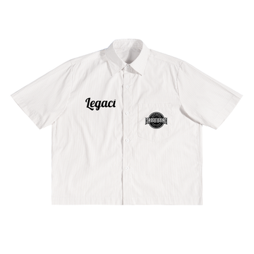 Oversized Vertical Stripe Boxy Shirt