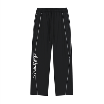 Reflection Striped Straight-Leg Sweatpants