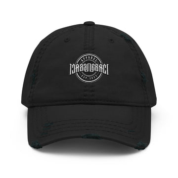 Embroidery Distressed Dad Hat