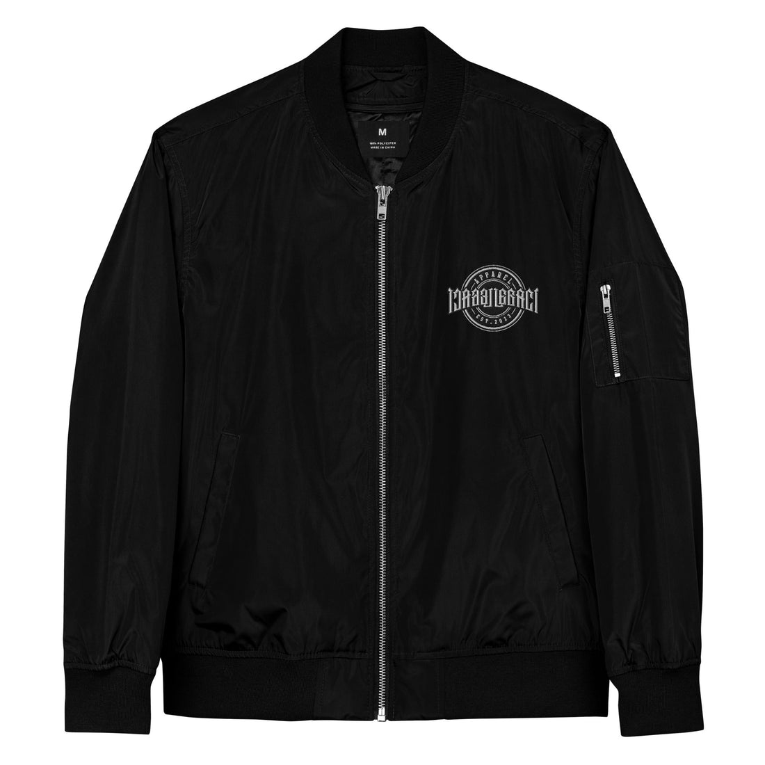 Embroidery Premium Recycled Bomber Jacket