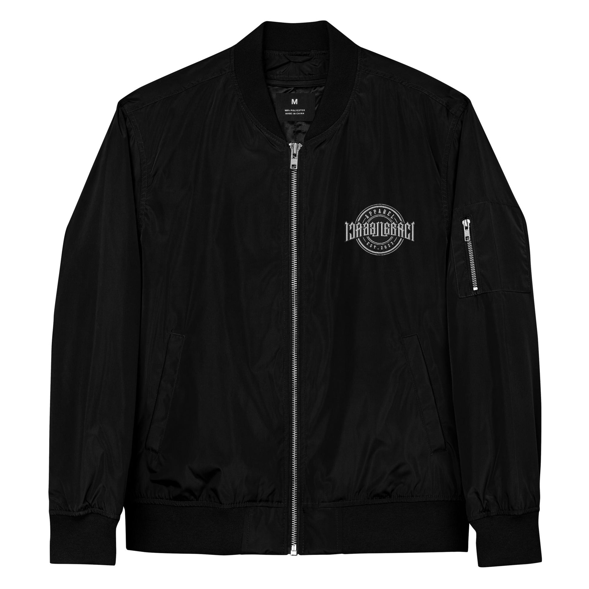 Embroidery Premium Recycled Bomber Jacket