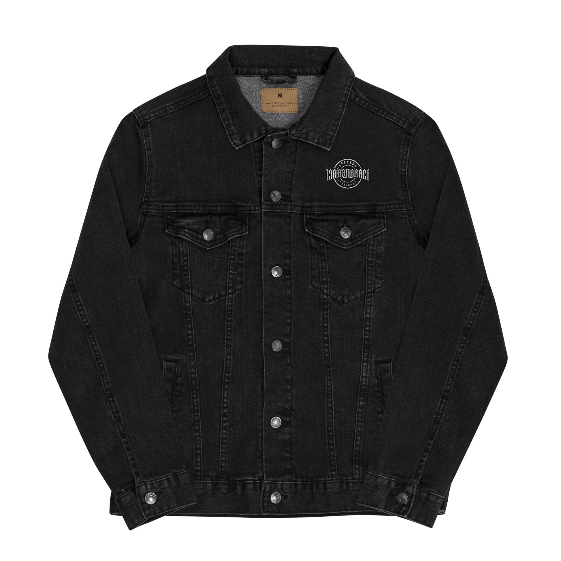 Embroidery Unisex Denim Jacket