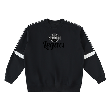 Oversized Crewneck Taped Sweatshirt
