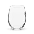 Stemless wine glass