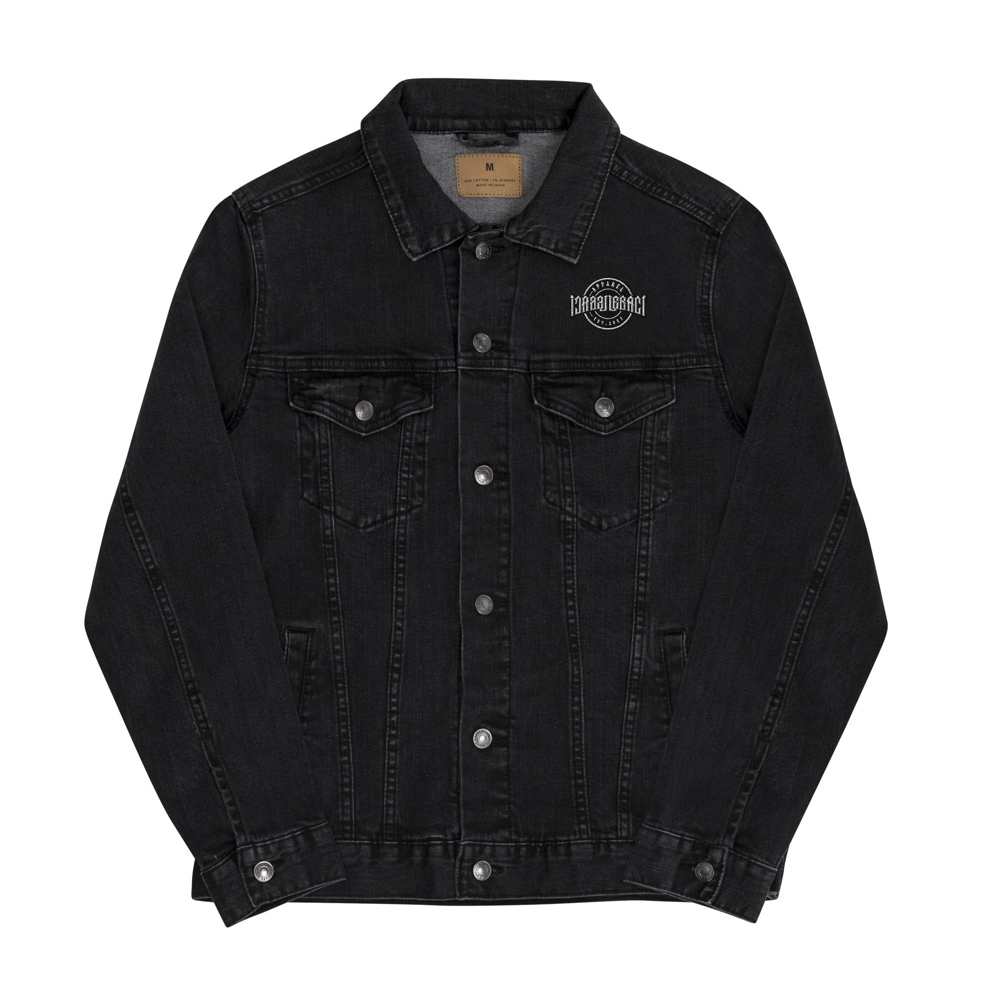 Embroidery Unisex Denim Jacket